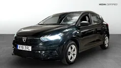 Svart (black) Begagnad 2022 Dacia Sandero Essentiel Halvkombi | 119 900 kr (Marknadspris)