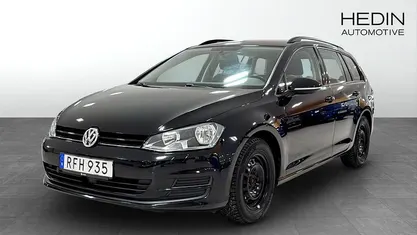 Begagnad VW Golf VII 110 HK (80 kW) 2017 Svart Kombi