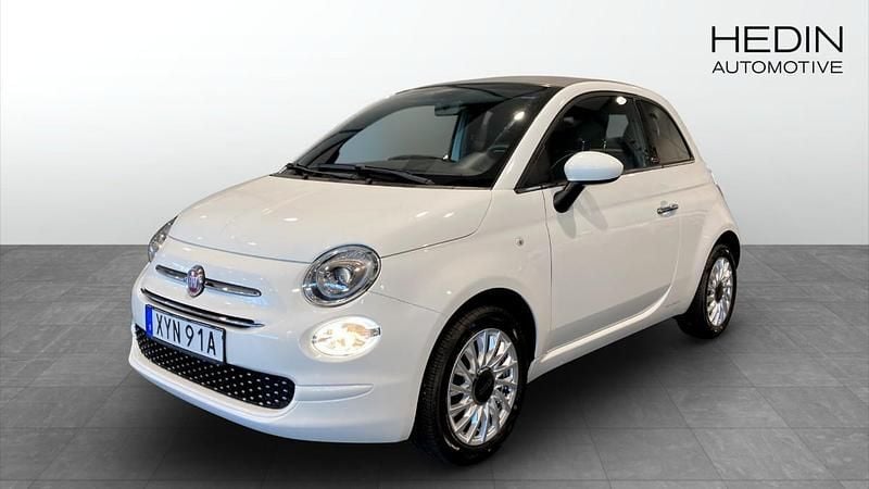 Vit (white) Begagnad 2020 Fiat 500C Cab | 129 800 kr (Marknadspris) - Bild 1/4
