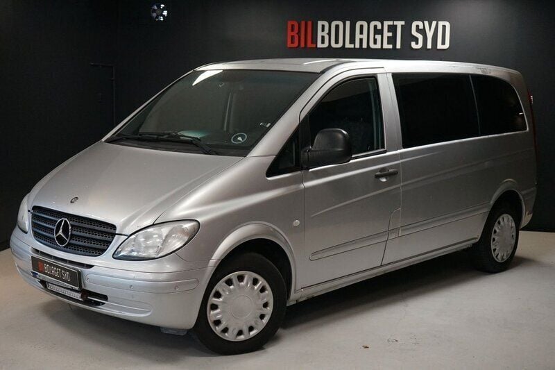 Silver Begagnad 2006 Mercedes Vito Minibuss | 49 900 kr (Marknadspris) - Bild 1/4