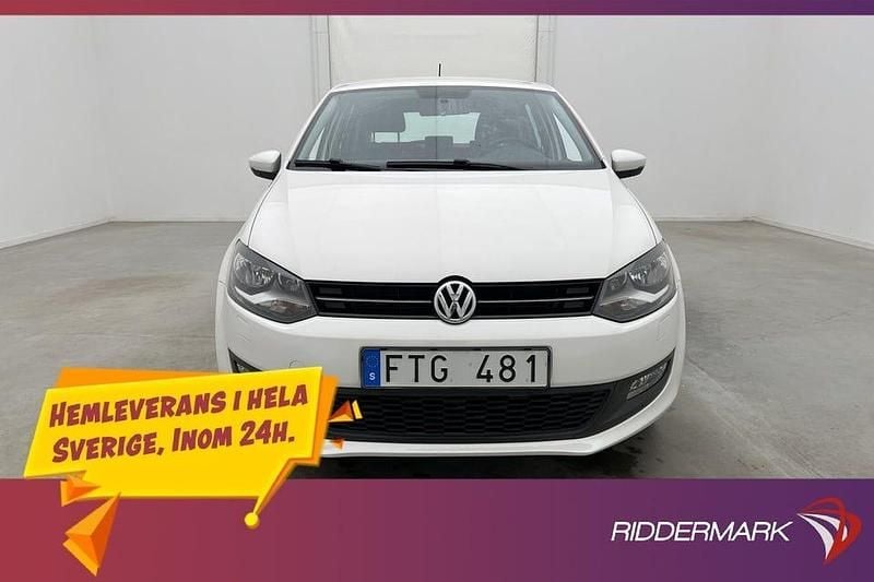 Begagnad VW Polo 90 HK (66 kW) 2012 Vit Halvkombi