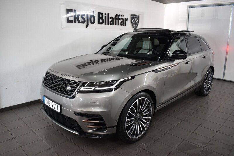 Grå Begagnad 2017 Land Rover Range Rover Velar HSE Dynamic SUV | 359 500 kr - Bild 1/4