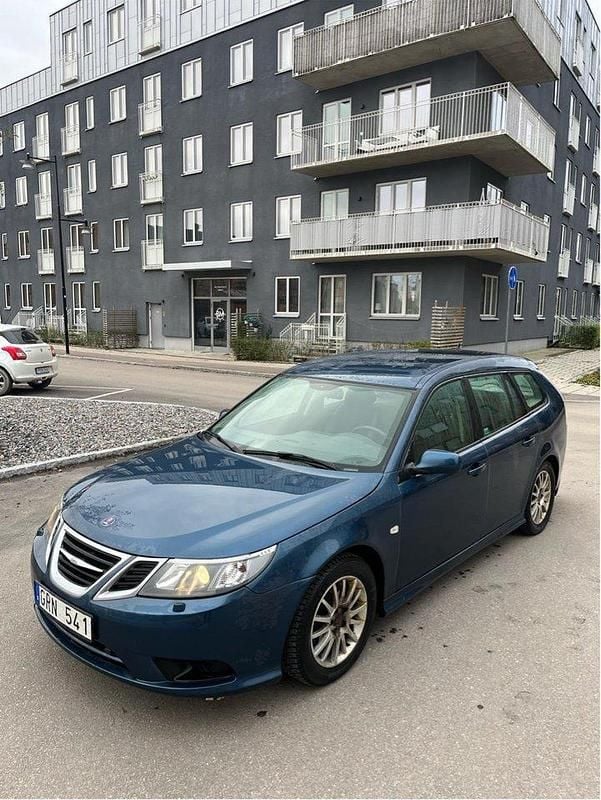 Blå Begagnad 2008 Saab 9-3 Linear Kombi | 22 500 kr (Bra pris) - Bild 1/4