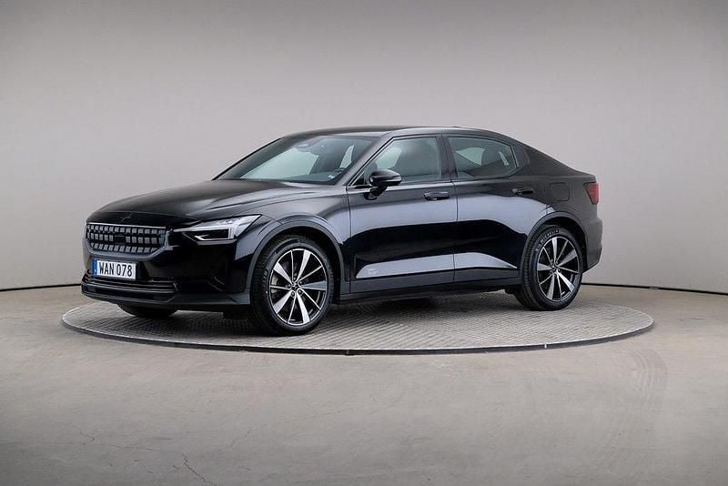 Svart Begagnad 2022 Polestar 2 Long Range Dual motor Sedan | 309 000 kr (Bra pris) - Bild 1/4