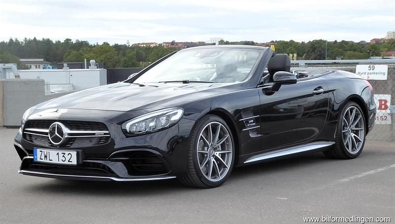 Svart Begagnad 2017 Mercedes SL63 AMG AMG Cab | 1 229 000 kr - Bild 1/4