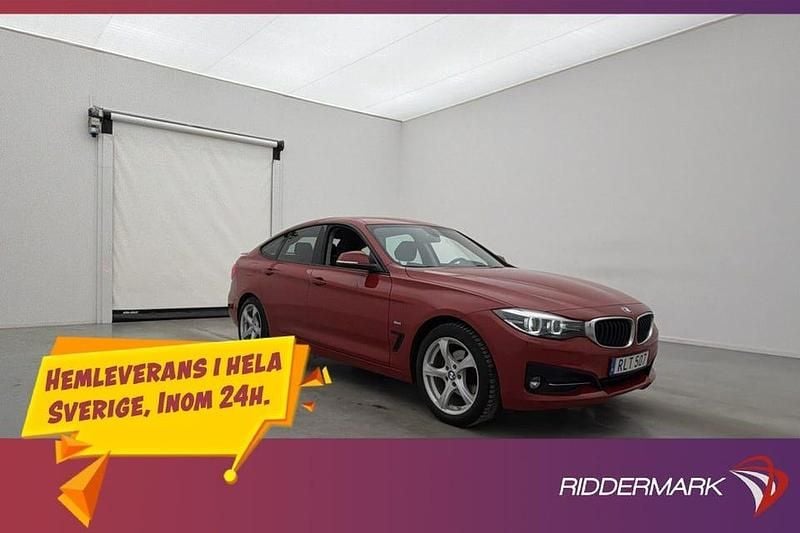 Röd Begagnad 2017 BMW 320 Gran Turismo Sport Line Halvkombi | 164 800 kr (Marknadspris) - Bild 1/3