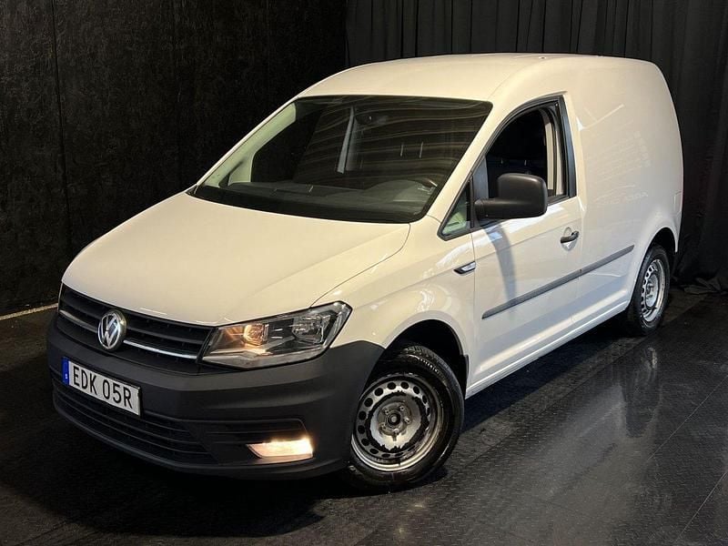 Vit Begagnad 2020 VW Caddy Minibuss | 99 600 kr (Bra pris) - Bild 1/4
