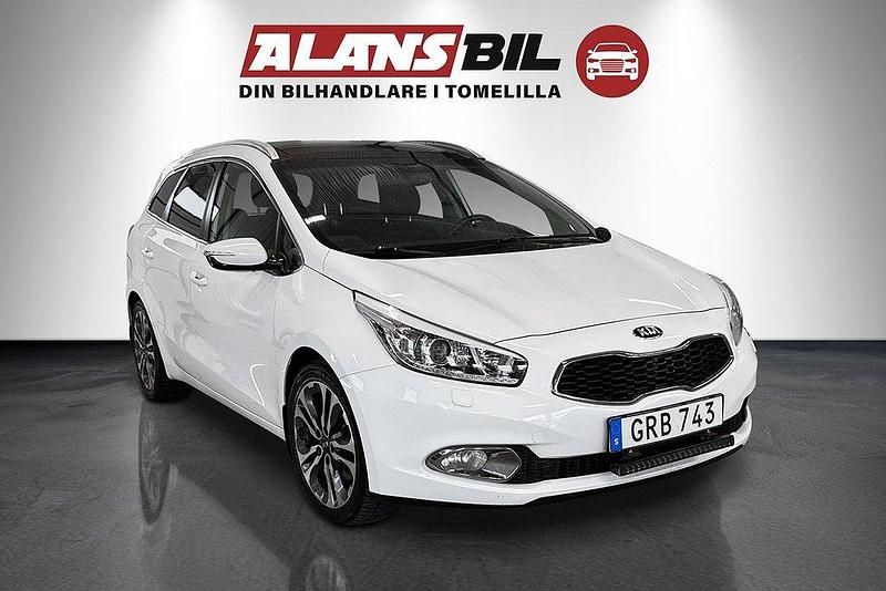 Vit Begagnad 2015 Kia Ceed Sportswagon Comfort Kombi | 64 000 kr (Marknadspris) - Bild 1/4
