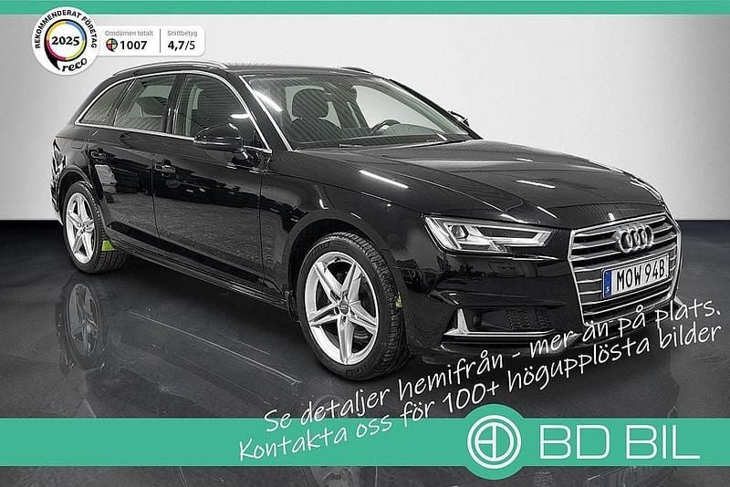 Svart Begagnad 2019 Audi A4 Kombi | 189 900 kr (Marknadspris) - Bild 1/3