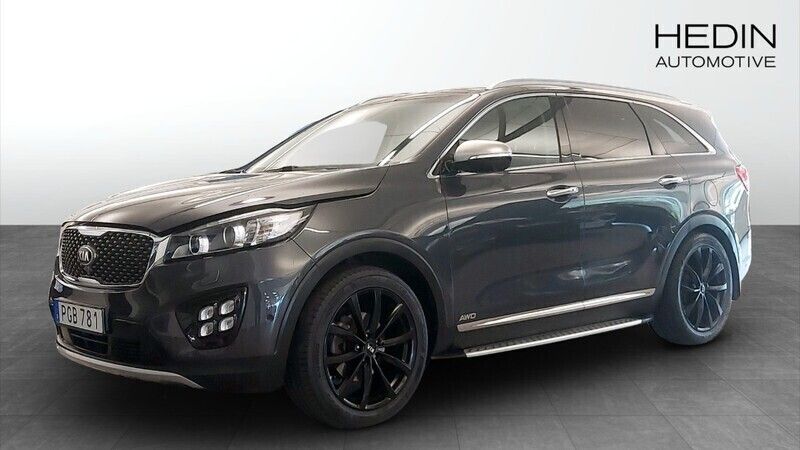 Grå (grey) Begagnad 2016 Kia Sorento SUV | 244 900 kr (Marknadspris) - Bild 1/4