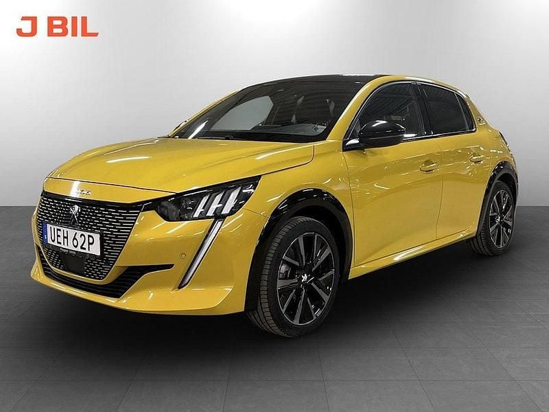 Begagnad Peugeot e-208 GTi 100 kW (136 HK) 2022 Gul Halvkombi