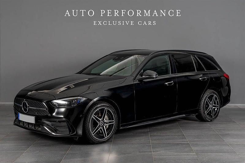 Begagnad Mercedes C300e AMG 313 HK (230 kW) 2022 Svart Kombi