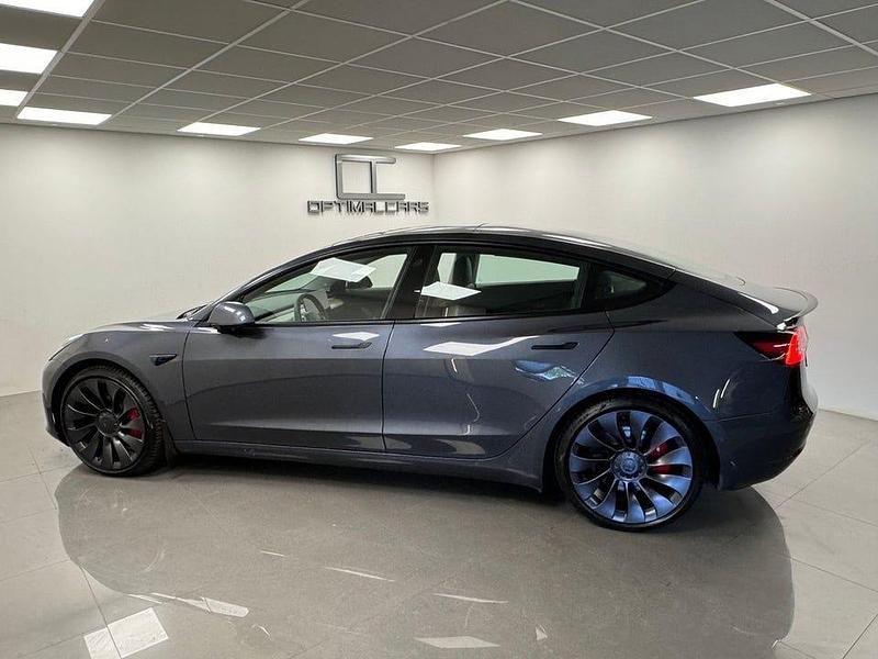 Begagnad Tesla Model 3 Performance 378 kW (514 HK) 2021 Grå Sedan
