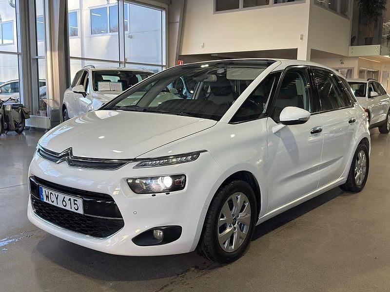 Vit Begagnad 2014 Citroën C4 Picasso Minibuss | 69 800 kr (Marknadspris) - Bild 1/4