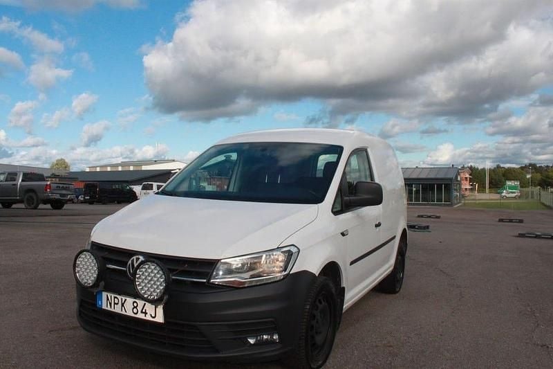 Vit Begagnad 2020 VW Caddy Minibuss | 220 000 kr (Bra pris) - Bild 1/4