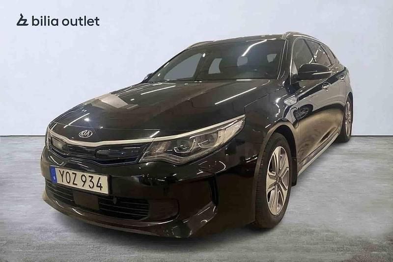 Svart Begagnad 2018 Kia Optima Hybrid Sport Sedan | 179 900 kr (Marknadspris) - Bild 1/1