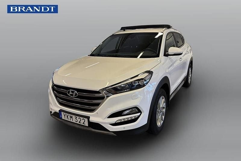 Vit Begagnad 2017 Hyundai Tucson Comfort SUV | 124 900 kr (Marknadspris) - Bild 1/4