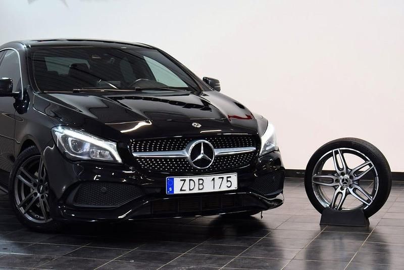 Begagnad Mercedes CLA250 AMG line 211 HK (155 kW) 2017 Svart Sedan