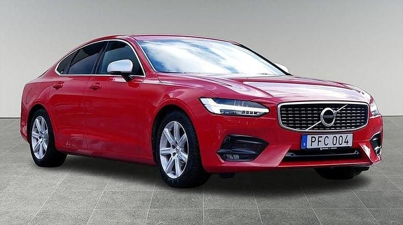 Begagnad Volvo S90 R-Design 192 HK (141 kW) 2017 Röd Sedan