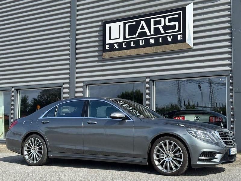 Mörkgrå (grå) Begagnad 2017 Mercedes S500L AMG Sedan | 549 900 kr - Bild 1/4