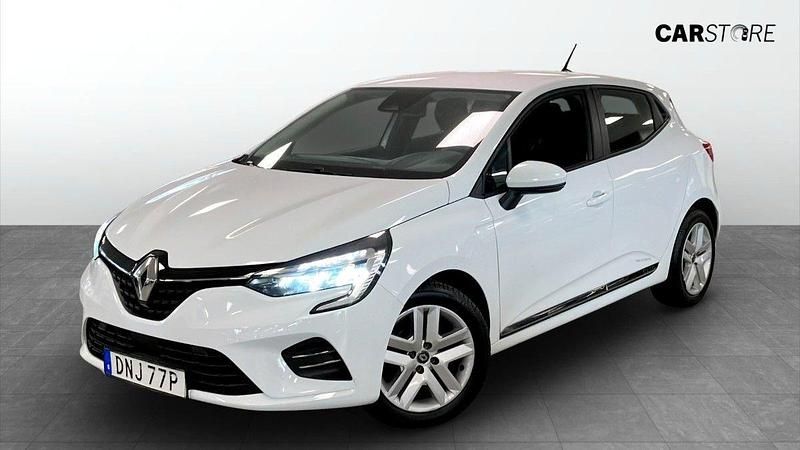 Vit (white) Begagnad 2022 Renault Clio V Zen Halvkombi | 129 900 kr (Bra pris) - Bild 1/4