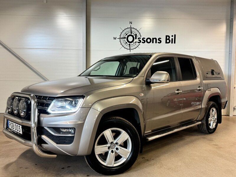 Ljusbrun (brun) Begagnad 2017 VW Amarok Pickup | 289 800 kr (Marknadspris) - Bild 1/4