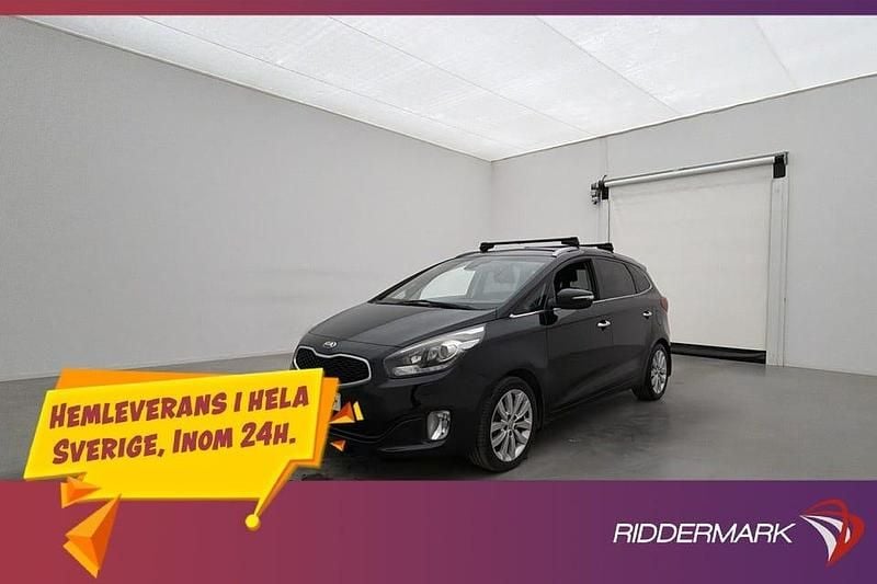 Svart Begagnad 2014 Kia Carens Minibuss | 88 900 kr (Marknadspris) - Bild 1/3