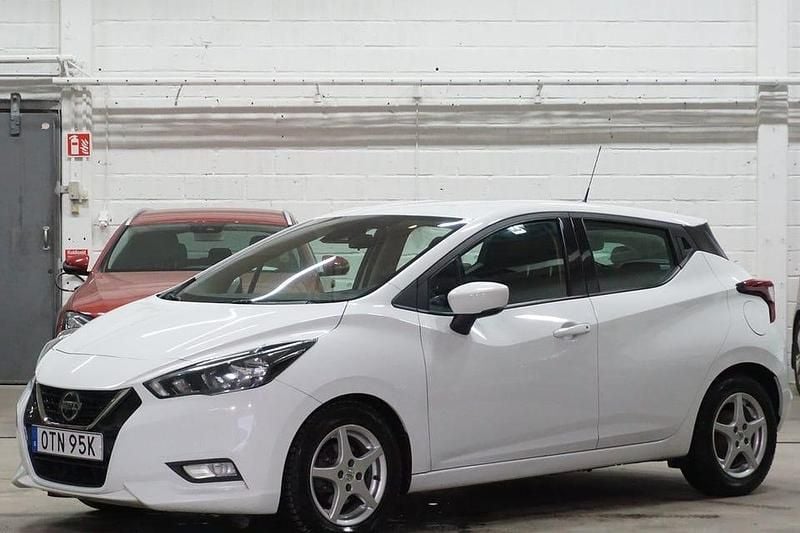 Vit Begagnad 2022 Nissan Micra Halvkombi | 113 900 kr (Marknadspris) - Bild 1/4