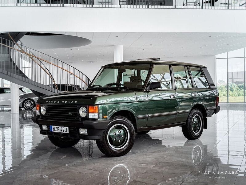 Mörkgrön Begagnad 1992 Land Rover Range Rover Vogue SE SUV | 699 000 kr - Bild 1/4