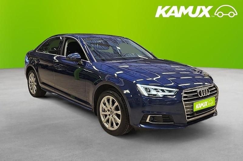 Begagnad Audi A4 190 HK (139 kW) 2018 Blå Sedan