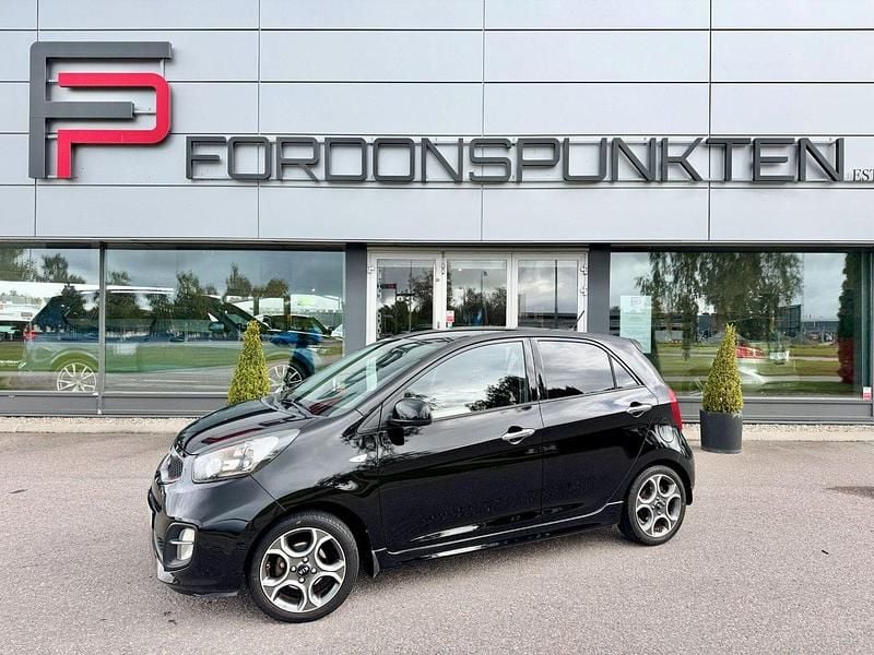 Svart Begagnad 2014 Kia Picanto Sport Halvkombi | 99 000 kr (Marknadspris) - Bild 1/4