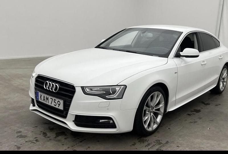 Vit Begagnad 2016 Audi A5 Sportback Halvkombi | 174 000 kr (Bra pris) - Bild 1/4