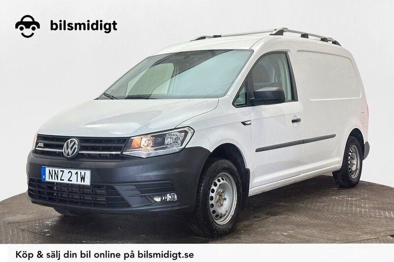 Vit Begagnad 2020 VW Caddy Maxi Minibuss | 114 900 kr (Marknadspris) - Bild 1/3