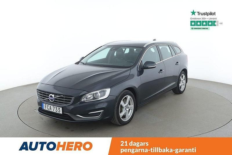 Grå Begagnad 2014 Volvo V60 Summum Kombi | 157 000 kr (Marknadspris) - Bild 1/3