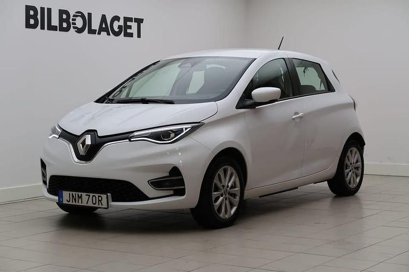 Vit Begagnad 2021 Renault Zoe Zen Halvkombi | 159 800 kr (Marknadspris) - Bild 1/4