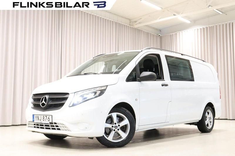 Vit Begagnad 2019 Mercedes Vito Minibuss | 309 700 kr - Bild 1/4