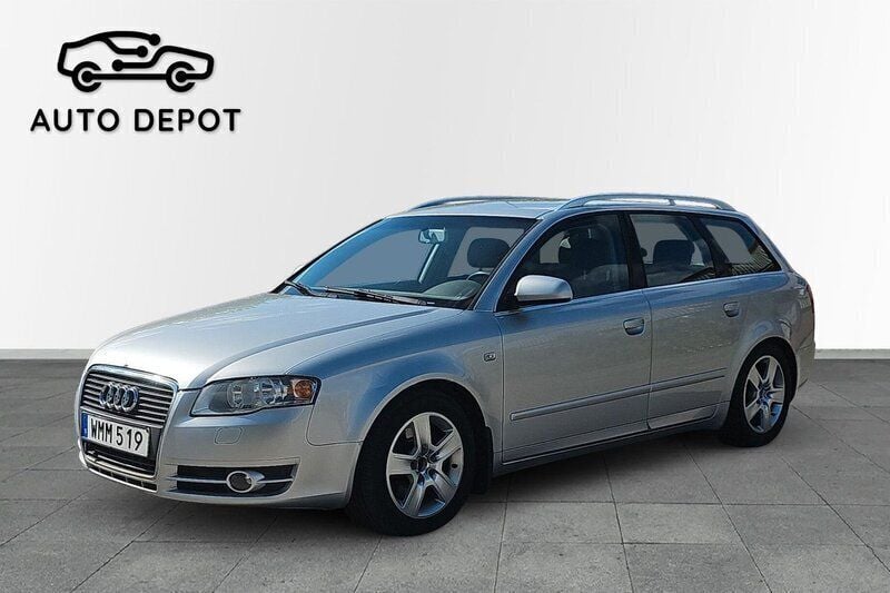 Silver Begagnad 2005 Audi A4 Comfort Kombi | 39 000 kr (Marknadspris) - Bild 1/4