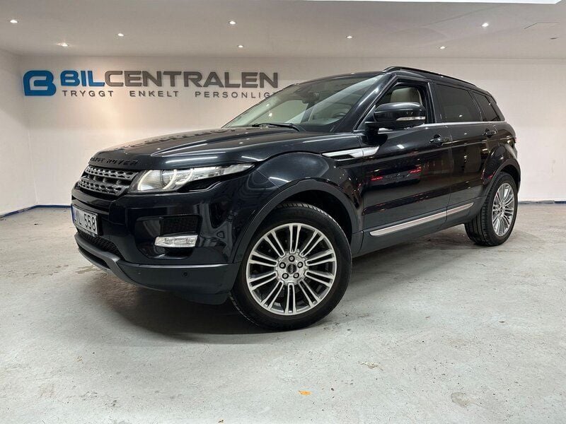 Begagnad Land Rover Range Rover evoque Dynamic 191 HK (140 kW) 2011 Svart SUV