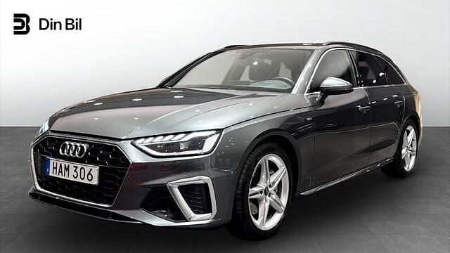 Daytonagrå pärleffekt Begagnad 2022 Audi A4 S-Line Kombi | 409 000 kr (Dyr) - Bild 1/4