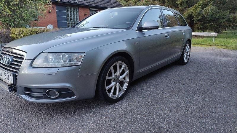 Grå Begagnad 2010 Audi A6 S-Line Kombi | 49 500 kr (Marknadspris) - Bild 1/4