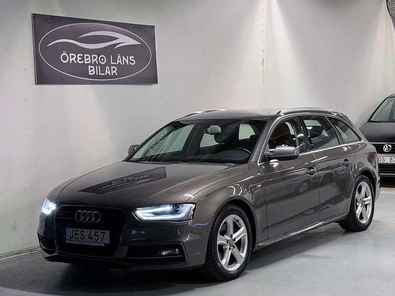 Grå Begagnad 2015 Audi A4 S-Line Kombi | 124 900 kr (Bra pris) - Bild 1/4