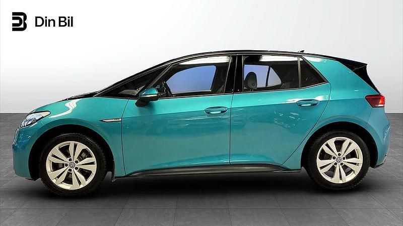 Begagnad VW ID.3 Pro Performance 150 kW (204 HK) 2022 Grön Halvkombi