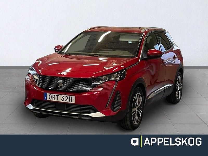 Röd Begagnad 2021 Peugeot 3008 Allure SUV | 244 900 kr (Lite dyr) - Bild 1/4
