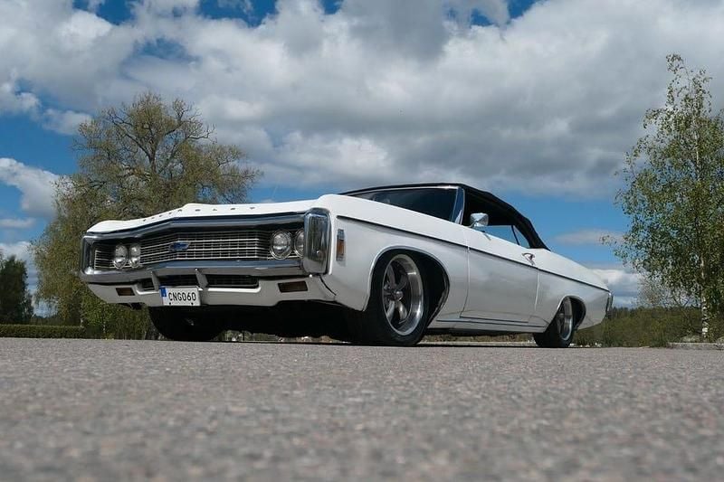 Vit Begagnad 1969 Chevrolet Impala cabriolet Cab | 295 000 kr - Bild 1/4