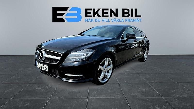 Svart Begagnad 2015 Mercedes CLS350 Shooting Brake AMG Kombi | 217 500 kr - Bild 1/3