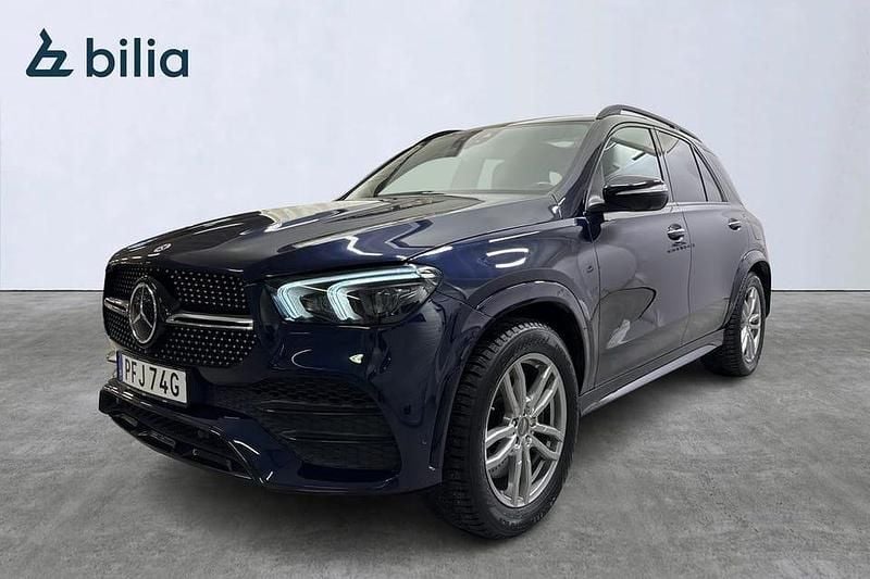 Blå Begagnad 2022 Mercedes GLE350 Premium Plus SUV | 569 000 kr (Bra pris) - Bild 1/4