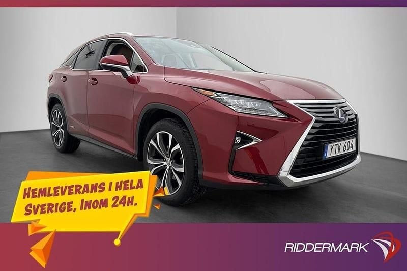 Röd Begagnad 2017 Lexus RX450h Executive Line SUV | 398 800 kr (Marknadspris) - Bild 1/3