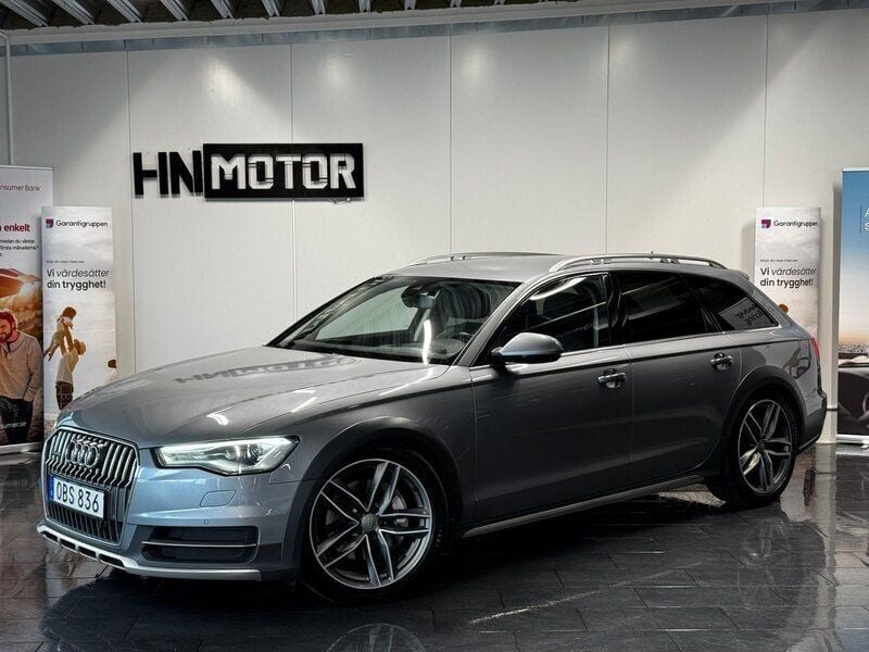 Grå Begagnad 2016 Audi A6 Allroad Comfort Kombi | 259 900 kr (Marknadspris) - Bild 1/4
