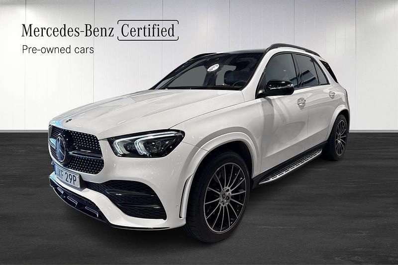 Vit (white) Begagnad 2020 Mercedes GLE450 AMG AMG Line Premium Plus SUV | 689 900 kr (Lite dyr) - Bild 1/4
