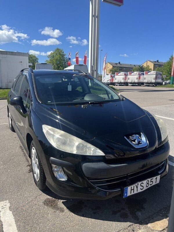 Svart Begagnad 2009 Peugeot 308 Kombi | 15 000 kr (Superpris) - Bild 1/4